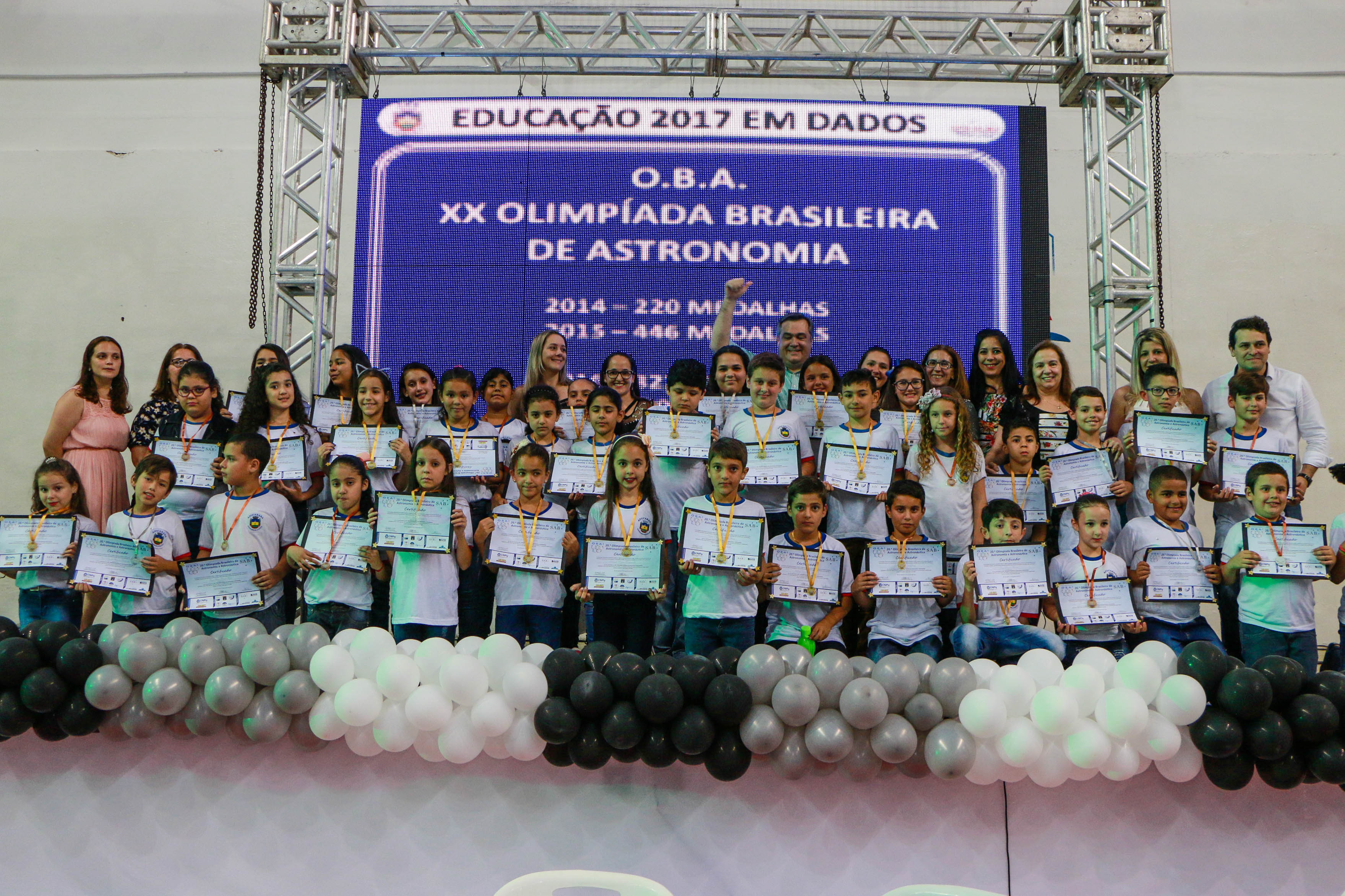 Apucaranenses conquistam 1.002 medalhas na Olimpíada Brasileira de Astronomia