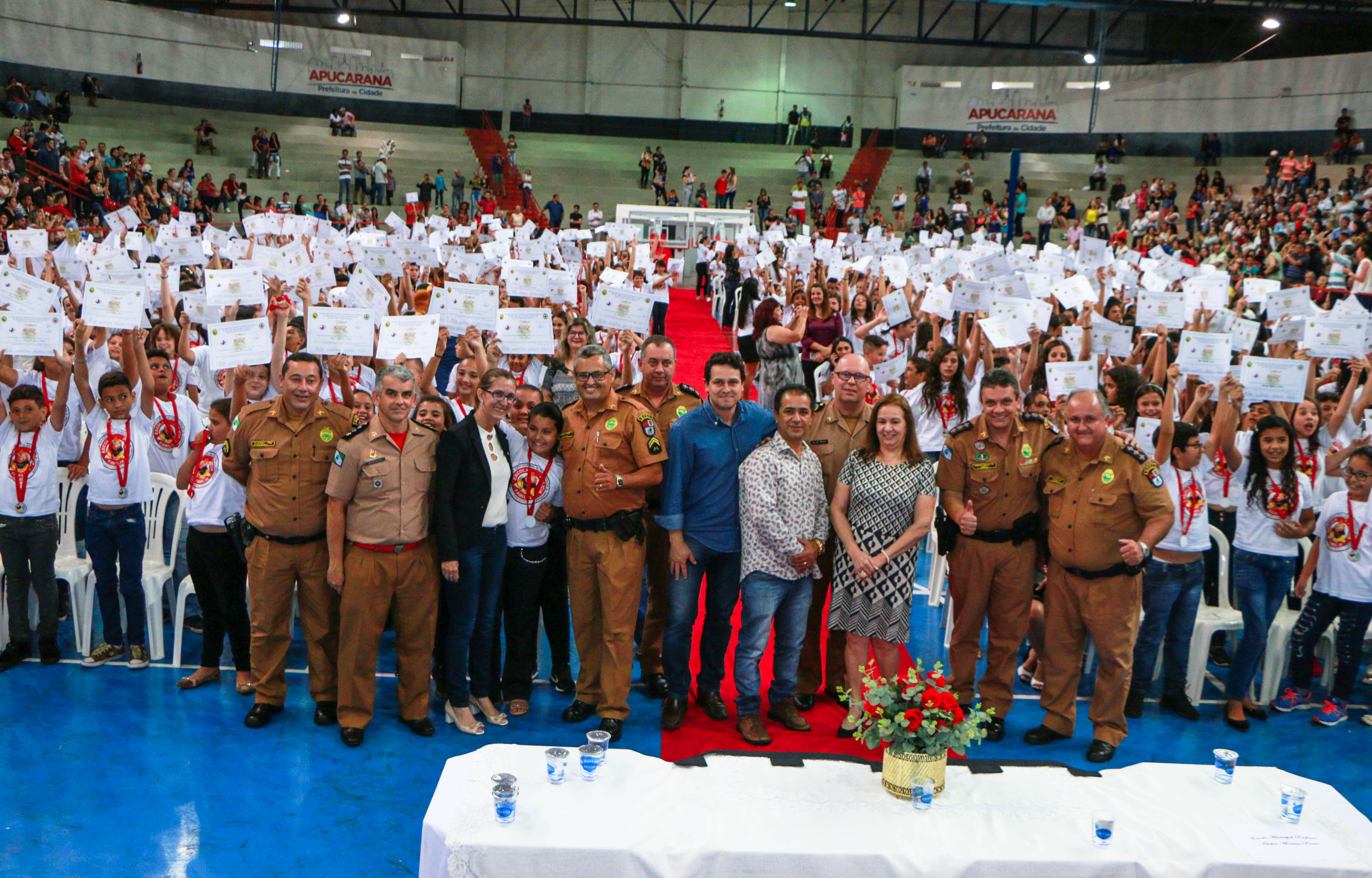 Formatura do Proerd envolve 1,3 mil alunos da rede municipal