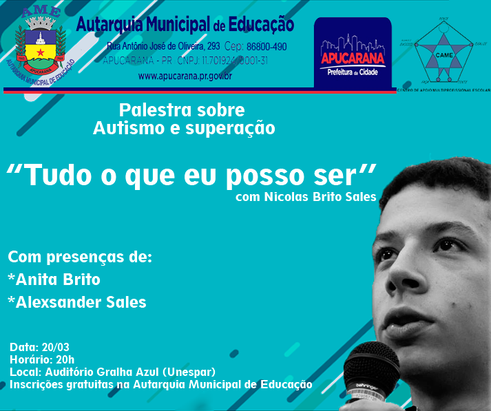 Educação promove palestra sobre Autismo