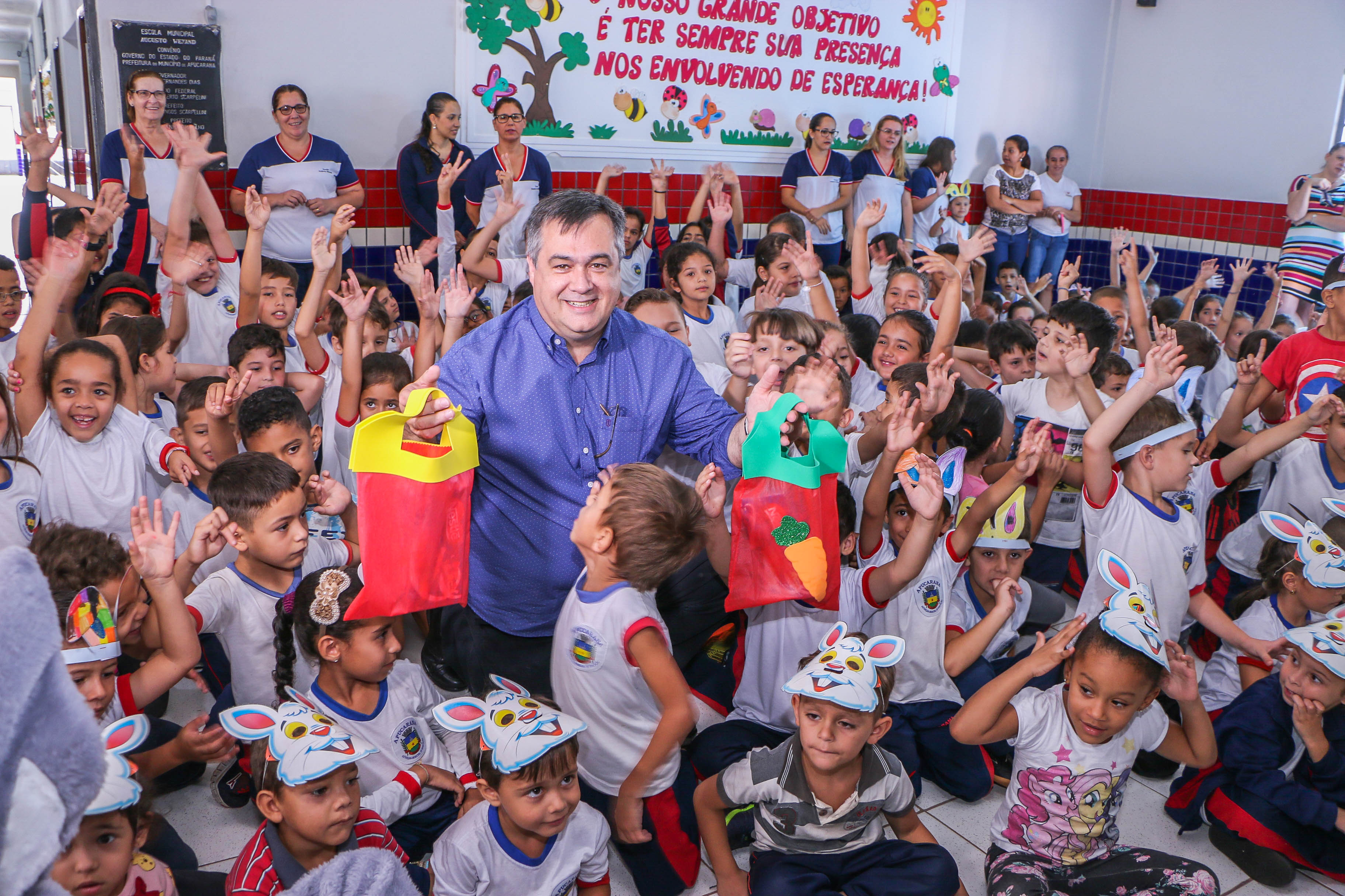 Páscoa é comemorada com eventos e chocolate nas escolas e creches