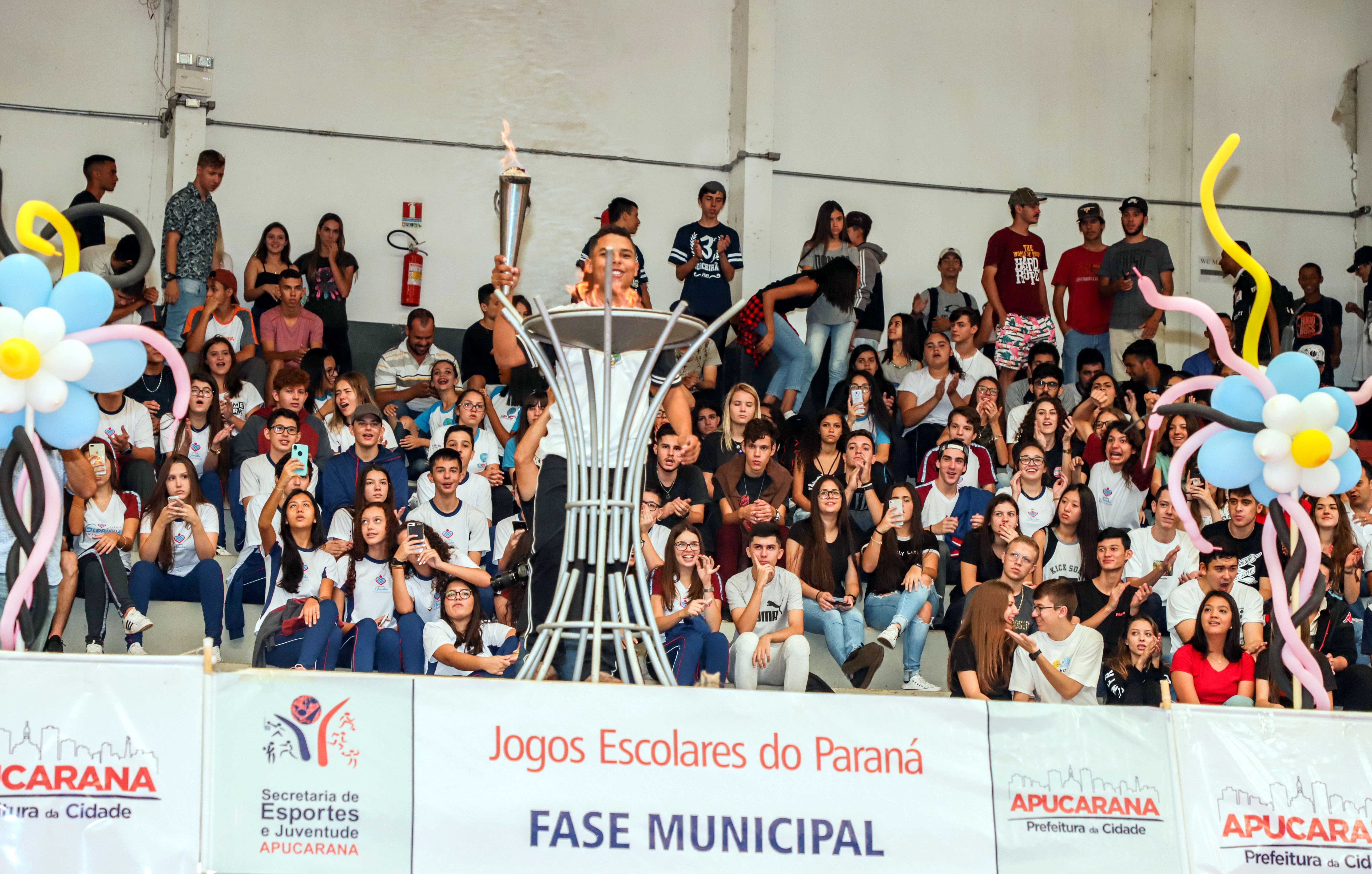 Apucarana abre a fase municipal dos 66º Jogos Escolares do Paraná