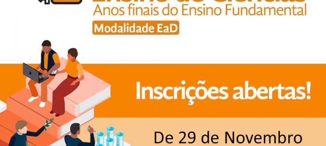 Últimos dias de inscrição para a especialização em Ensino de Ciências