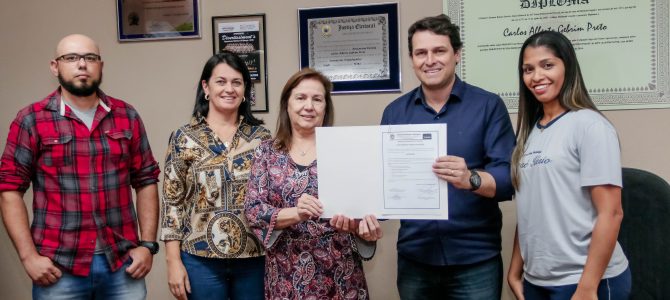Júnior da Femac assina ordem de serviço para reforma e ampliação de escola no Núcleo João Paulo