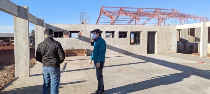 Nova escola do Interlagos já tem 50% das obras concluídas