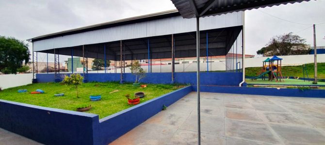 Jardim Colonial ganha escola ampla e moderna