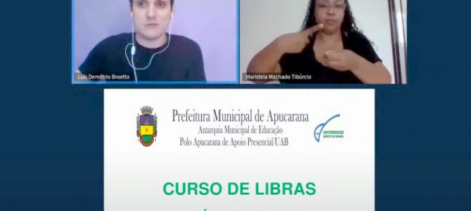Apucarana promove curso básico de Libras para professores