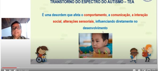 Professores passam por formação continuada sobre autismo Professores passam por formação continuada sobre autismo