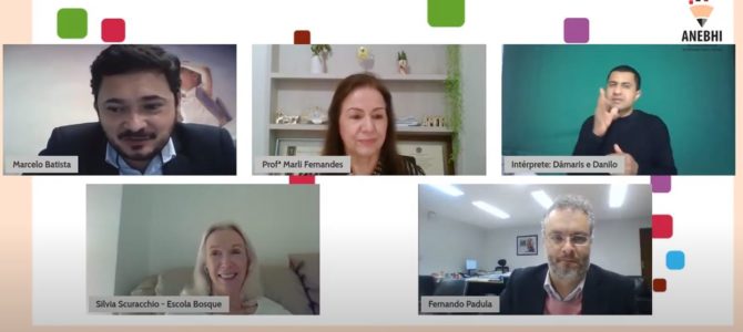 Secretária Marli Fernandes apresenta a experiência apucaranense em seminário nacional de educação básica híbrida