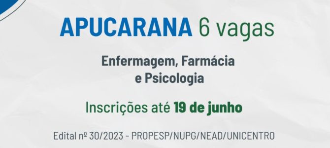 Unicentro seleciona profissionais para residência técnica de inovação