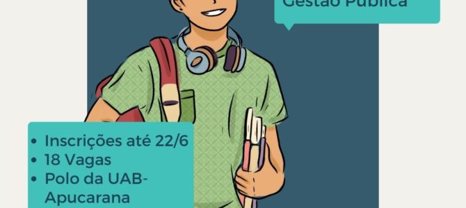 Polo da UAB e UEL divulgam inscrições para vagas remanescentes do curso tecnólogo em Gestão Pública