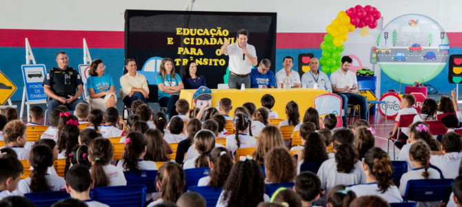 Apucarana realiza aula inaugural do projeto Educação e Cidadania para o Trânsito