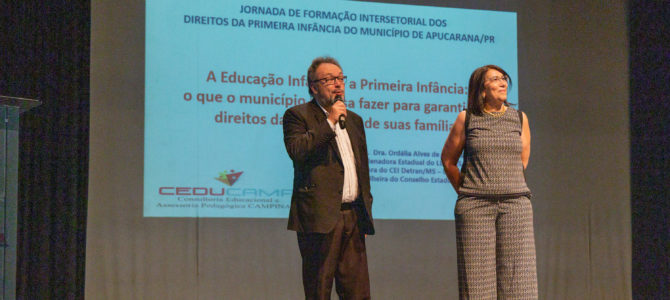 Apucarana realiza conferência com professores para a construção do Plano Municipal pela Primeira Infância