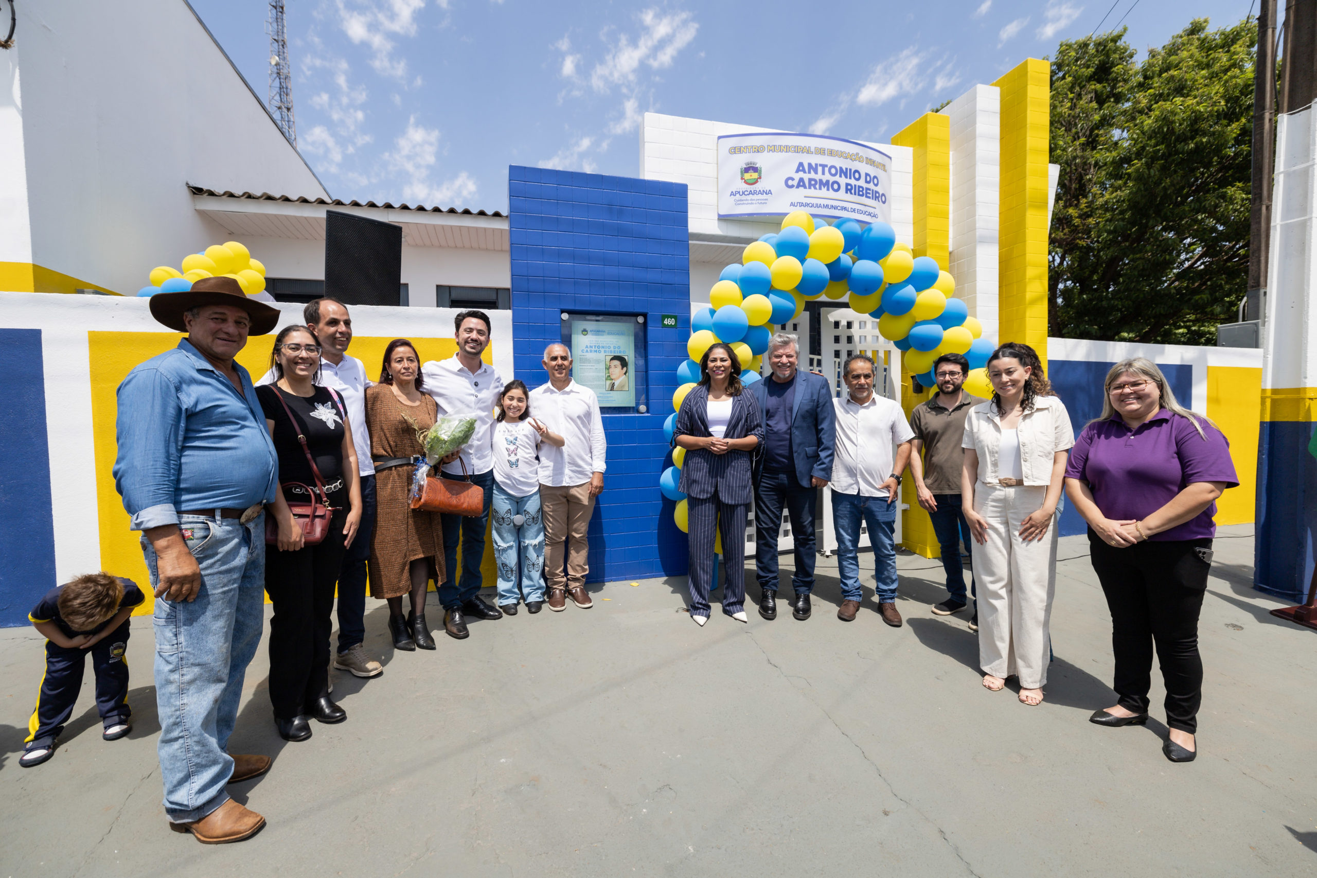 Prefeitura entrega reforma do CMEI Antônio do Carmo Ribeiro à comunidade de Caixa de São Pedro