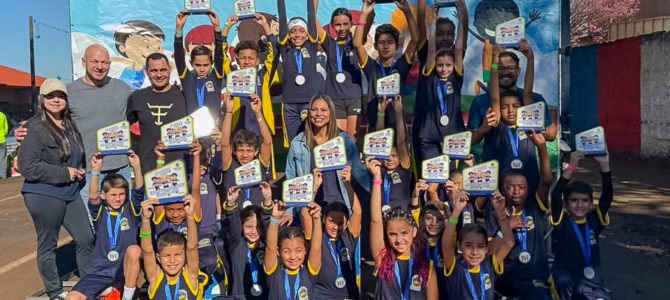 Distrito de Pirapó reúne cerca de 500 estudantes na 2ª etapa do Circuito de Corridas de Rua das Escolas Municipais