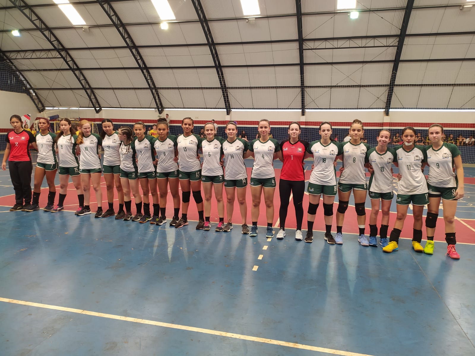 Handebol Feminino Sub-14 no dia 10 de maio de 2023. 