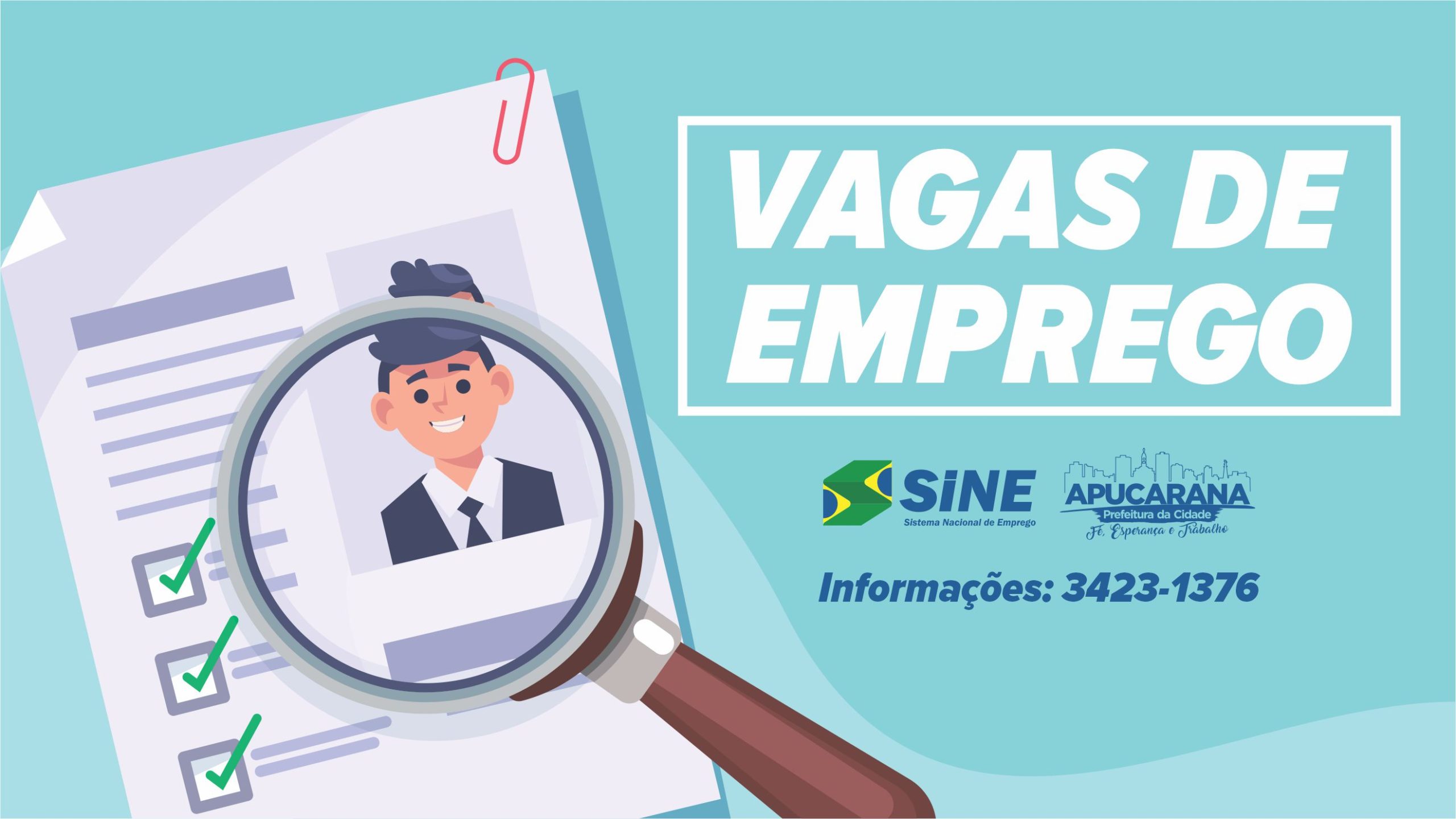Vagas de Emprego – Prefeitura Municipal de Apucarana Vagas de Emprego – Prefeitura Municipal de Apucarana