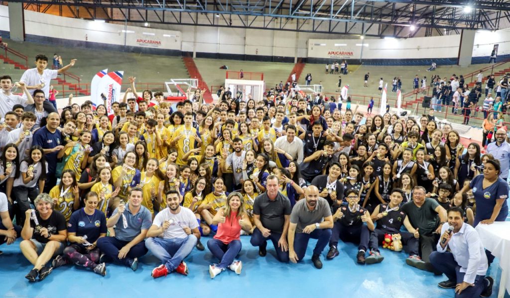 Decisões no futsal fecham os Jogos Escolares em Apucarana