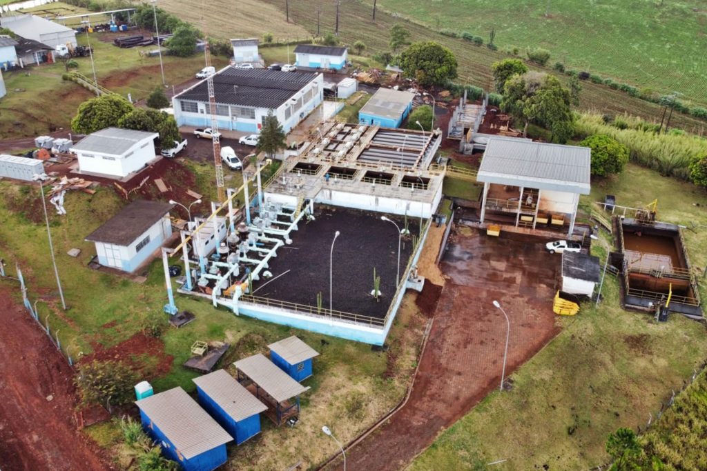 Obras da Sanepar avançam para mais que dobrar produção e reservação de água em Apucarana -