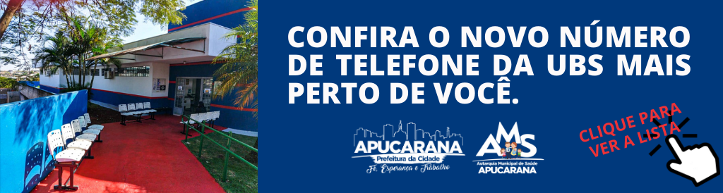 BANNER SITE - Novo número de telefone UBSs - 02 06 2023