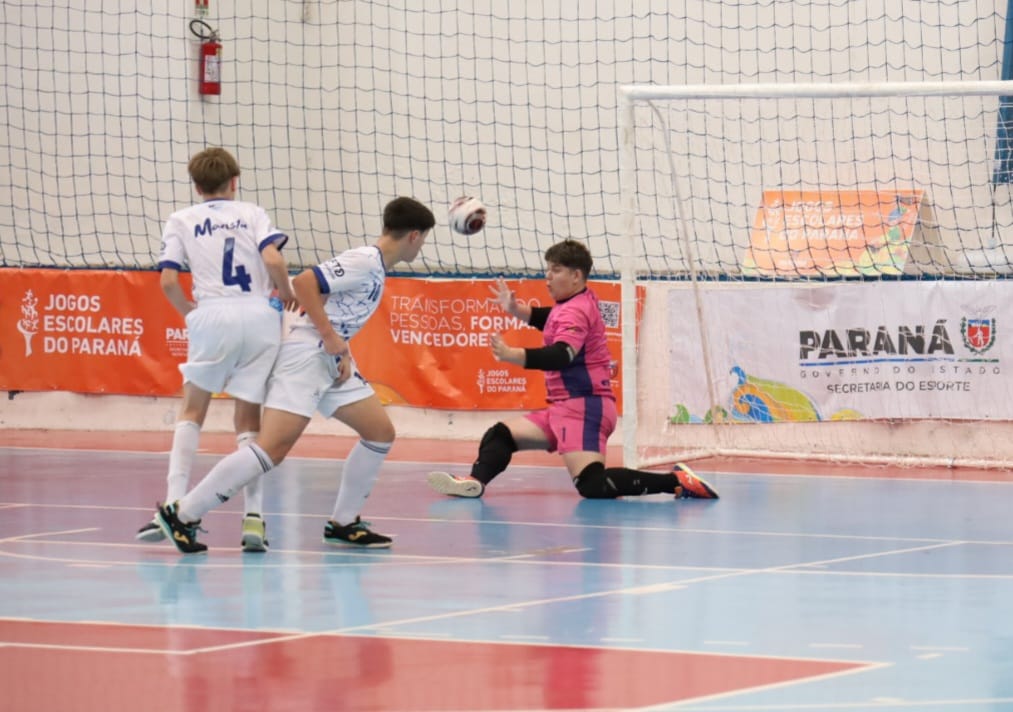 Decisões no futsal fecham os Jogos Escolares em Apucarana