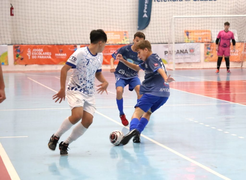 Decisões no futsal fecham os Jogos Escolares em Apucarana