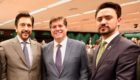 Prefeito de São Paulo, Ricar Nunes, Deputado Federal, Baleia Rossi e o Prefeito de Apucarana Rodolfo Mota