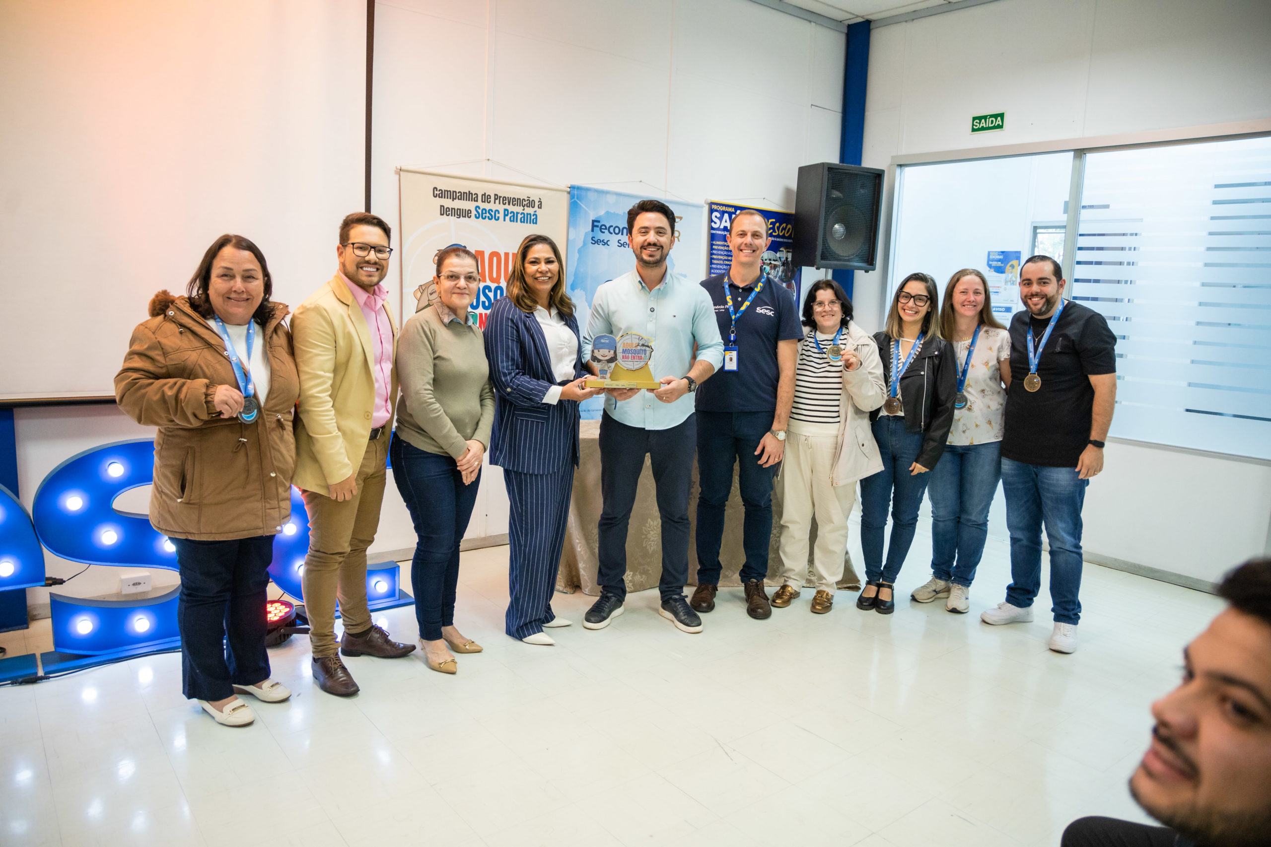 Apucarana conquista prêmios na campanha de prevenção à dengue do Sesc-PR