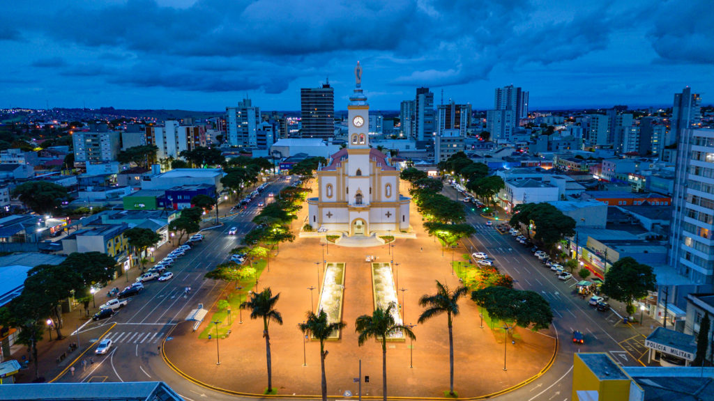 luzes de led praça 004